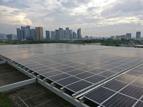 bwin必赢线路检测中心电力义乌国际商贸城20MW屋顶分布式项目顺利满发并网